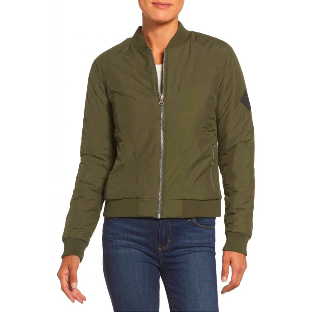 The North Face Bomber Jacket Rydell Full Zip Heatseeker Insulated Olive Small